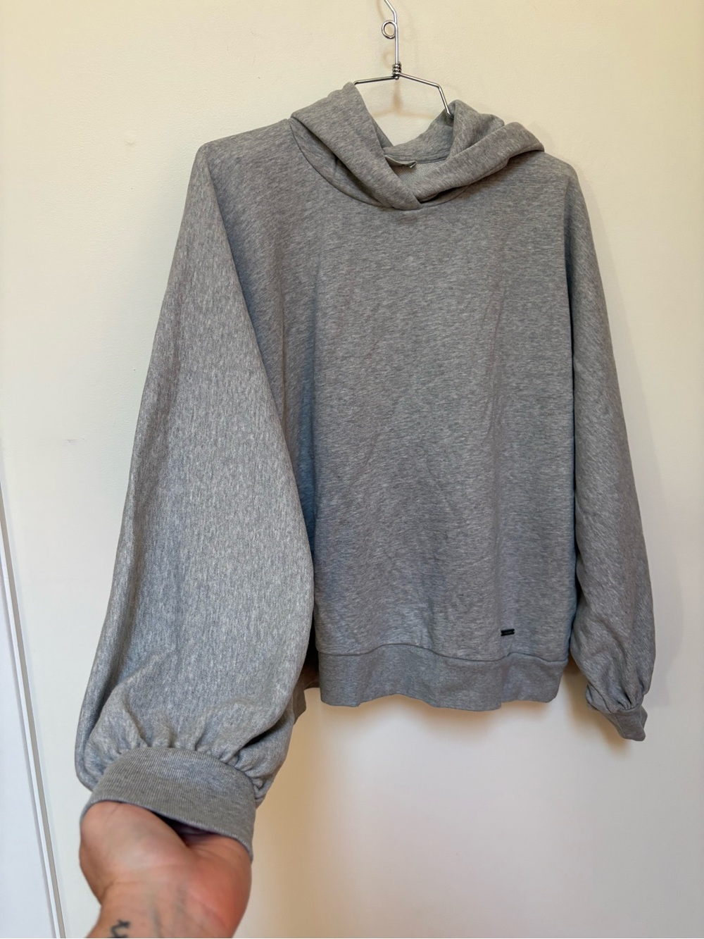 NWOT AllSaints Grey Artia Hoodie Size Small - Picture 7 of 16